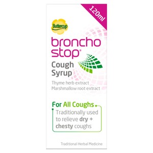 Brocostop 120ml, Herbal cough syrup bottle 