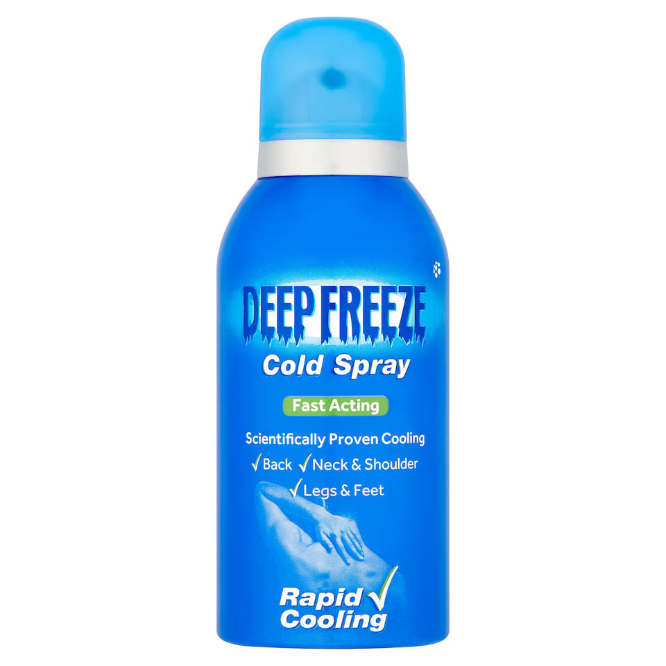 Deep freeze spray, Cooling pain relief spray can 