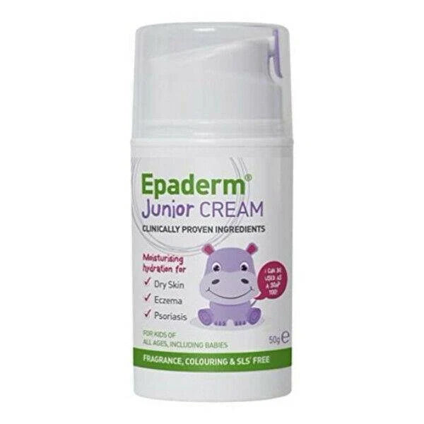 Epaderm junior cream 50g, Childrens emollient cream tube 