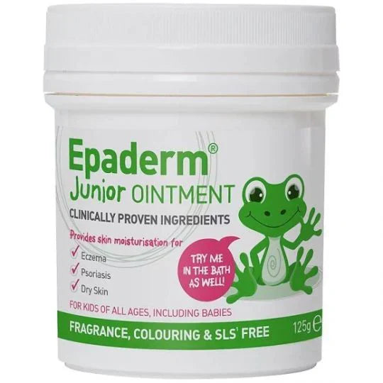 Epaderm junior ointment 125g, Childrens emollient ointment tub 