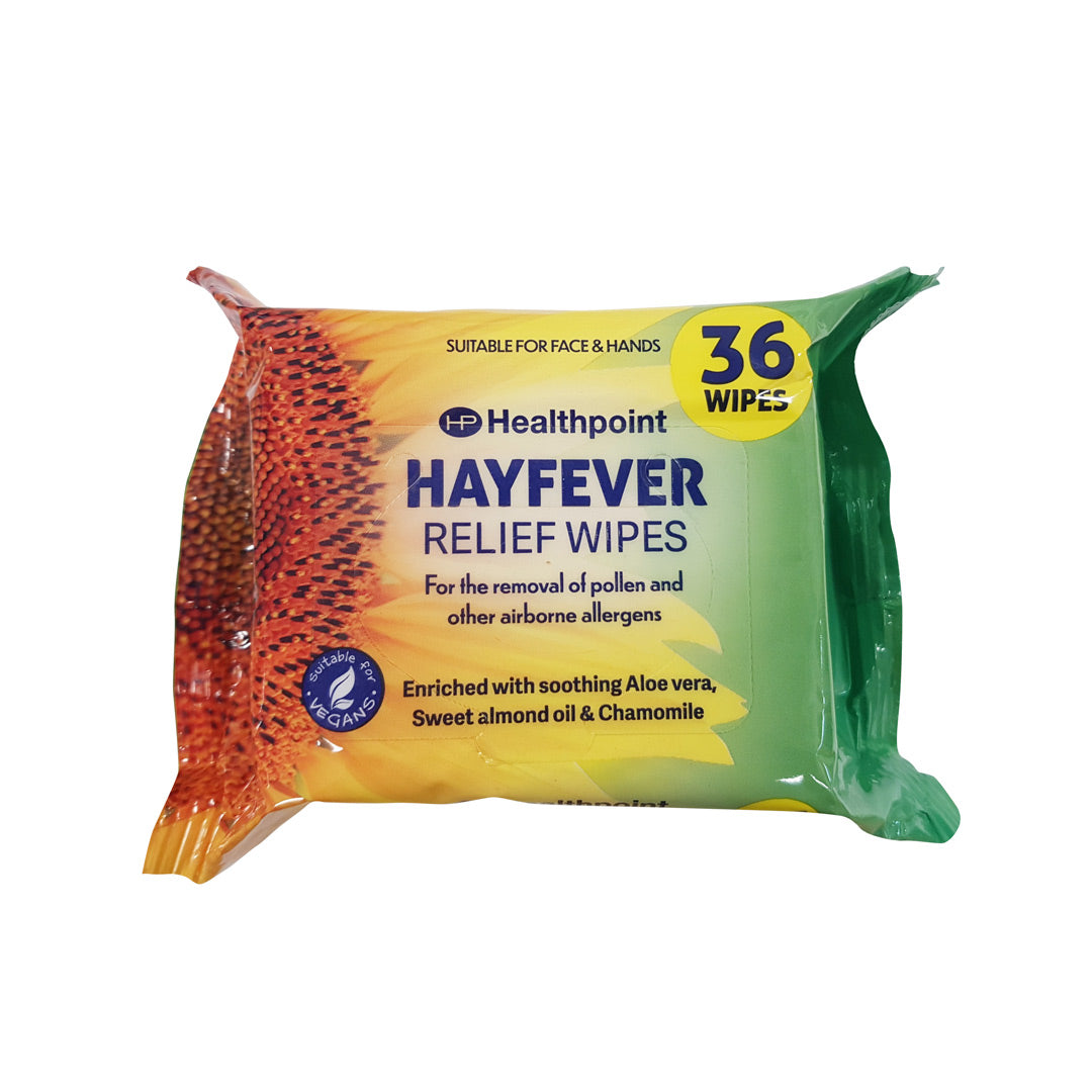 Hay fever wipes, Pollen removal wipes pack 