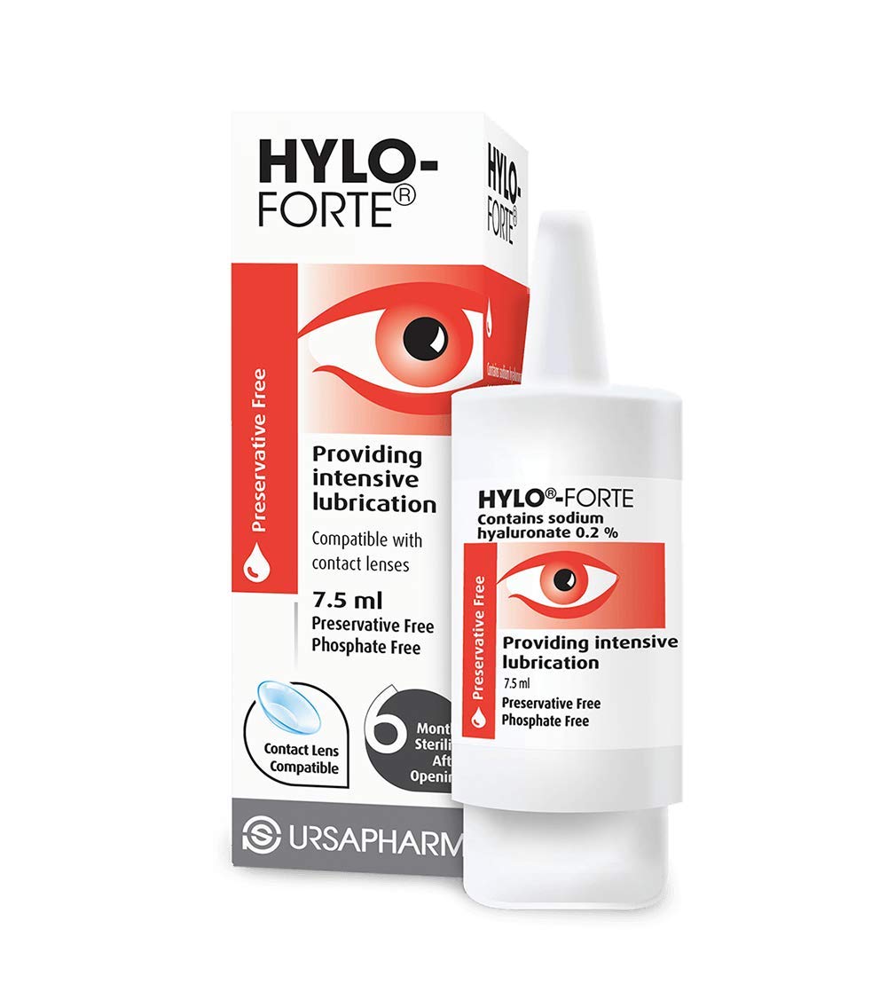 Hylo-forte, Strong lubricating eye drops bottle 