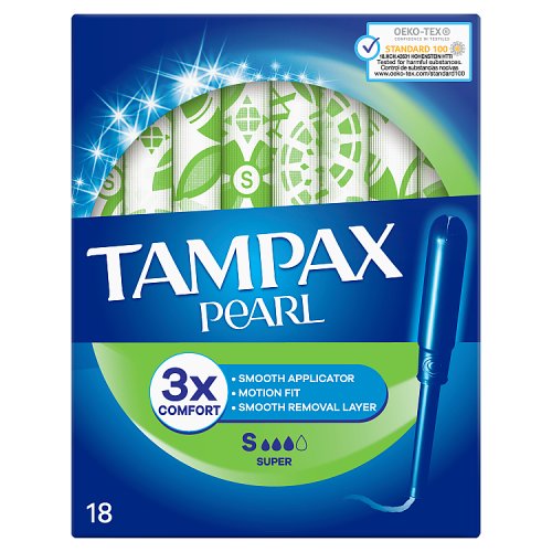 Tampax pearl S, Small absorbency pearl tampons 