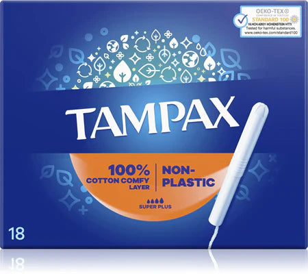 Tampax super plus, Super plus absorbency tampons 