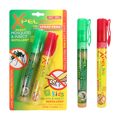 Xpel spray pens, Pocket-sized insect repellent spray pens 